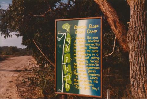 Banksia Bluff Bush Camp, Cape Conran, 1980