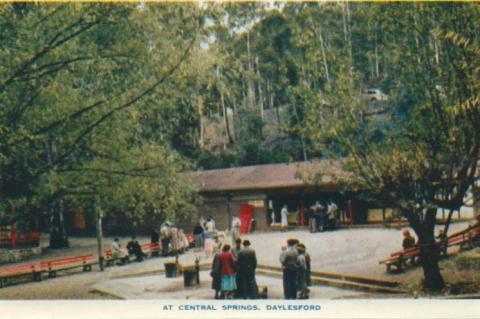 At Central Springs, Daylesford, 1957