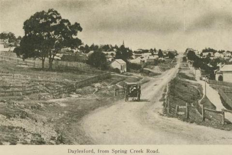 Daylesford from Spring Creek Road