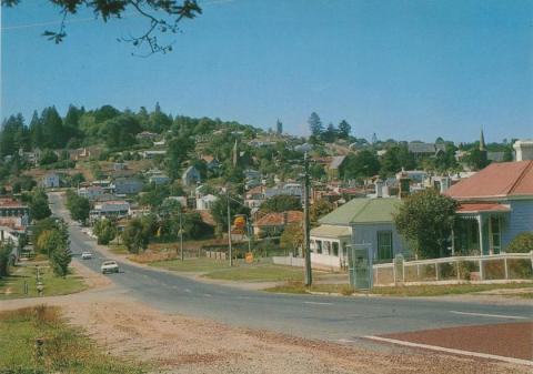 Looking towards Wombat Hill, Daylesford