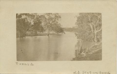 Old station bend, Donald, 1911