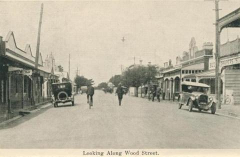 Looking along Wood Street, Donald