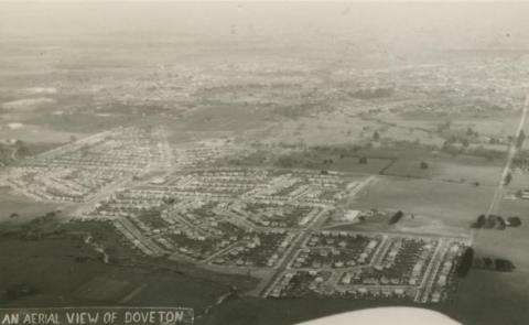 An aerial view of Doveton