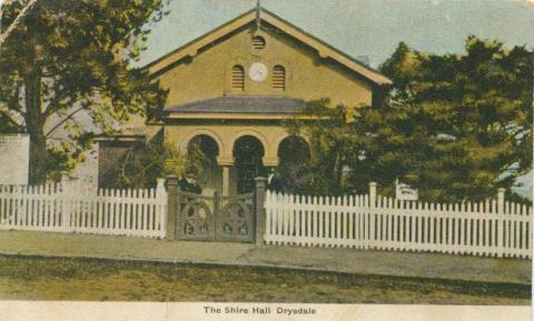 The Shire Hall, Drysdale, 1907