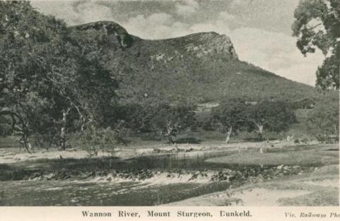 Wannon River, Mount Sturgeon, Dunkeld, 1952