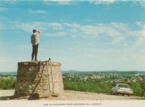 View of Eaglehawk from Lightning Hill Lookout