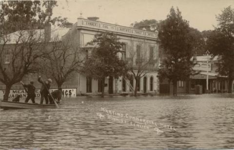 Martin's Commercial Hotel, High Street, Echuca, 1909