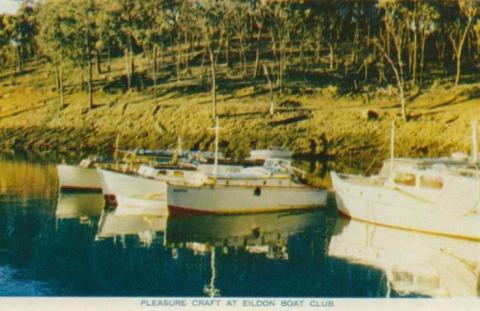 Pleasure craft at Eildon Boat Club