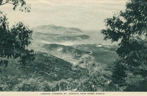 Looking towards Mt Norgate from Darby Saddle, Foster