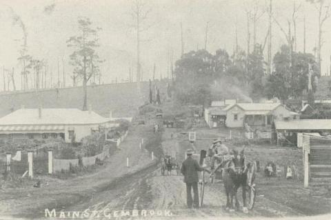 Main Street, Gembrook, 1907