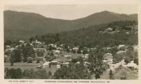 Panorama overlooking the township, Healesville