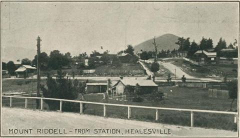 Mount Riddell - from Station, Healesville