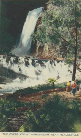 The overflow at Maroondah, near Healesville