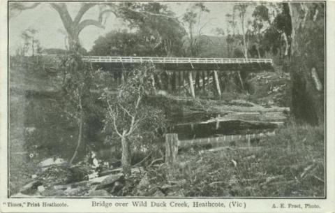 Bridge over Wild Duck Creek, Heathcote