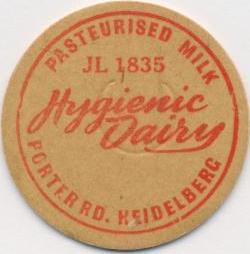 Hygienic Dairy, Porter Road, Heidelberg