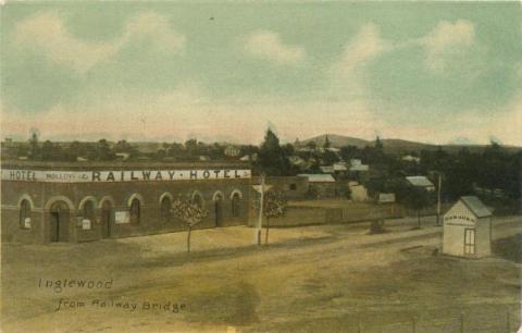 Inglewood from Railway Bridge