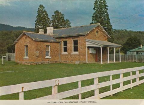 100 years old courthouse, police station, Jamieson