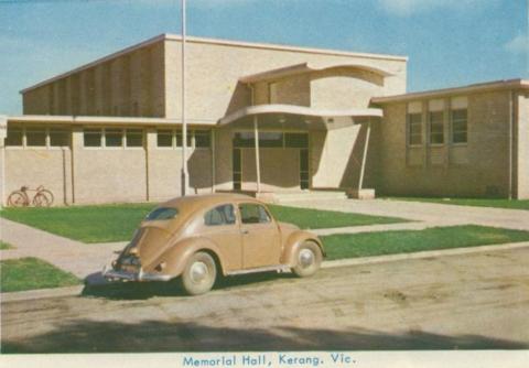 Memorial Hall, Kerang, 1965