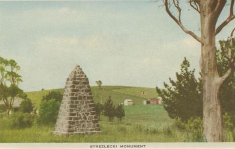 Strezlecki Monument, Korumburra