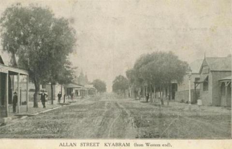 Allan Street Kyabram from western end