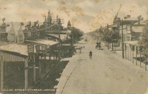 Allan Street, Kyabram looking east, 1918