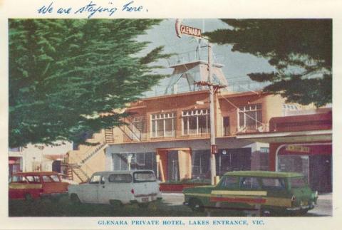 Glenara Private Hotel, Lakes Entrance, 1965