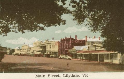 Main Street, Lilydale, 1964