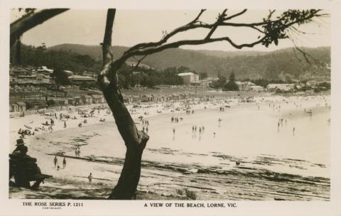 A view of the beach, Lorne