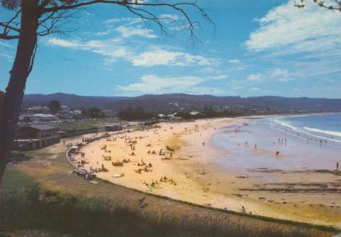 The surf beach at Lorne, 1983