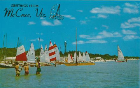 Yachts on the beach, McCrae