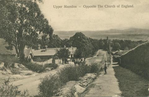 Upper Macedon, opposite the Church of England, 1912