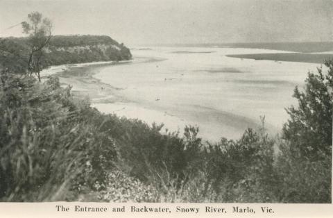 The Entrance and Backwater, Snowy River, Marlo, 1963