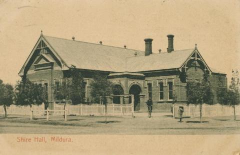 Shire Hall, Mildura, 1913