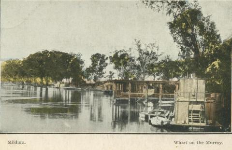 Wharf on the Murray, Mildura