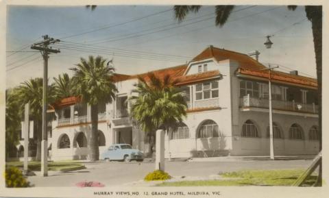 Grand Hotel, Mildura, 1955