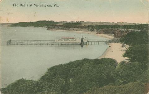 The Baths at Mornington, 1908