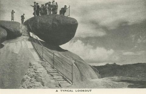 A typical lookout, Mount Buffalo, 1953