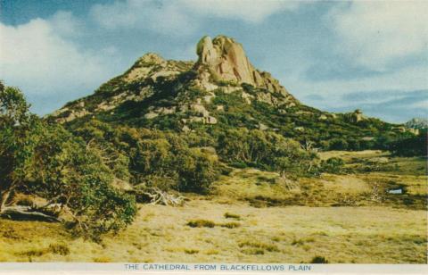 The Cathedral from Blackfellows Plain, Mount Buffalo, 1958