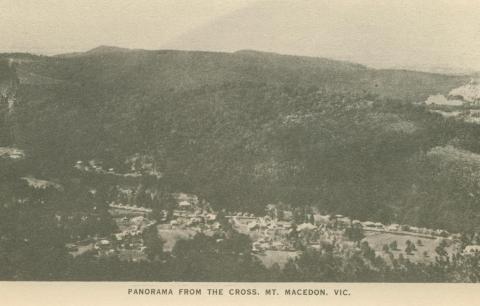 Panorama from the Cross, Mount Macedon, 1949