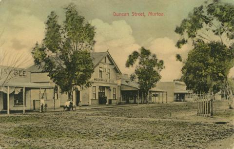 Duncan Street, Murtoa, 1913