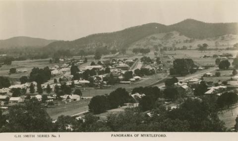 Panorama of Myrtleford, 1916