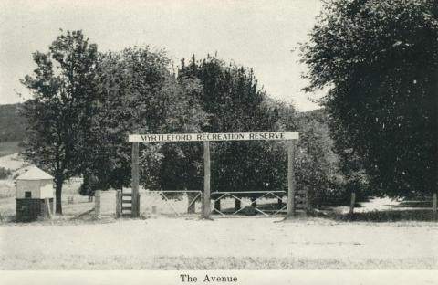 Myrtleford Recreation Reserve, the Avenue, Myrtleford