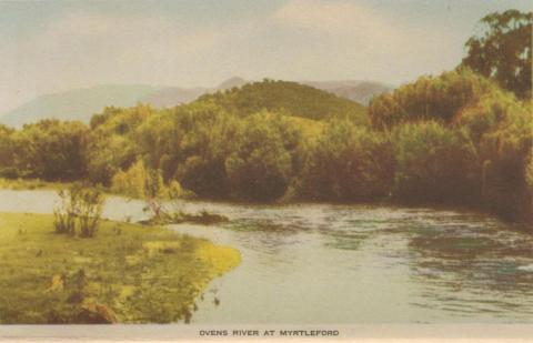 Ovens River at Myrtleford, 1953