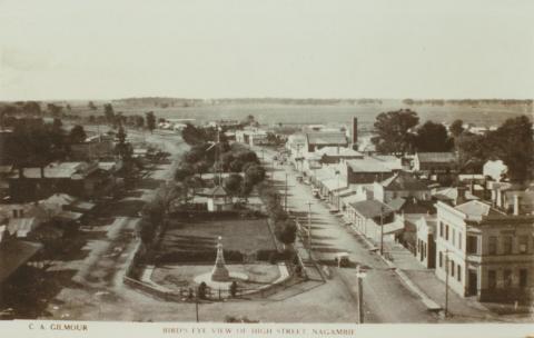 Bird's Eye View of High Street, Nagambie