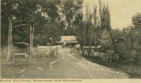 Blacks' Spur Hotel, Narbethong, near Healesville, 1912