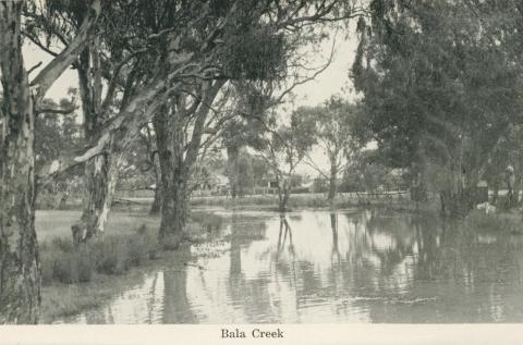 Bala Creek, Numurkah, 1950