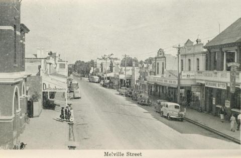 Melville Street, Numurkah, 1950