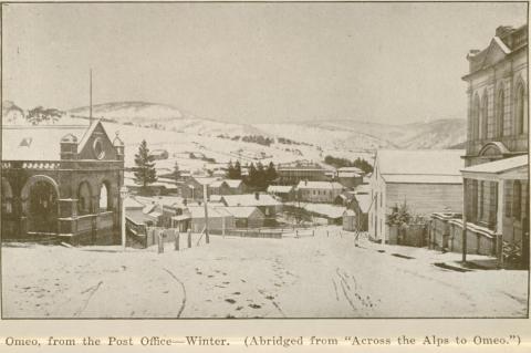 Omeo from the Post Office -Winter