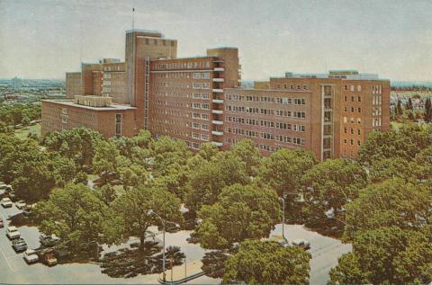 Royal Melbourne Hospital, Grattan Street, Parkville, 1980