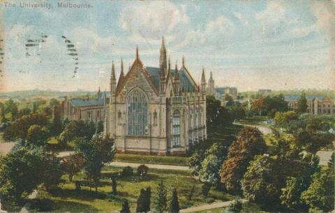 The University, Melbourne, Parkville, 1906